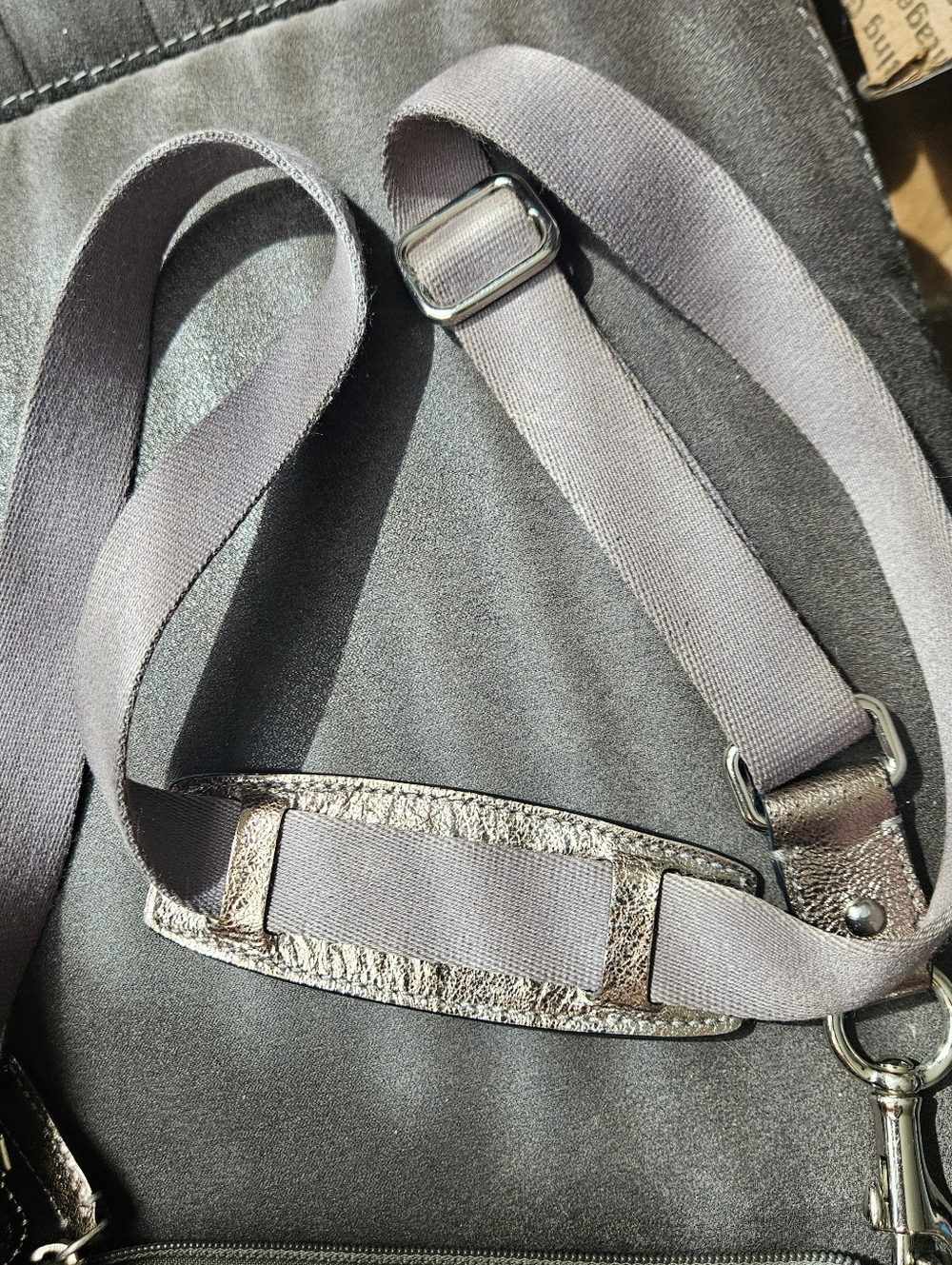 Coach 2010 Julia Gunmetal Crossbody - Great Condition/Plz Read Description - Picture 6 of 8